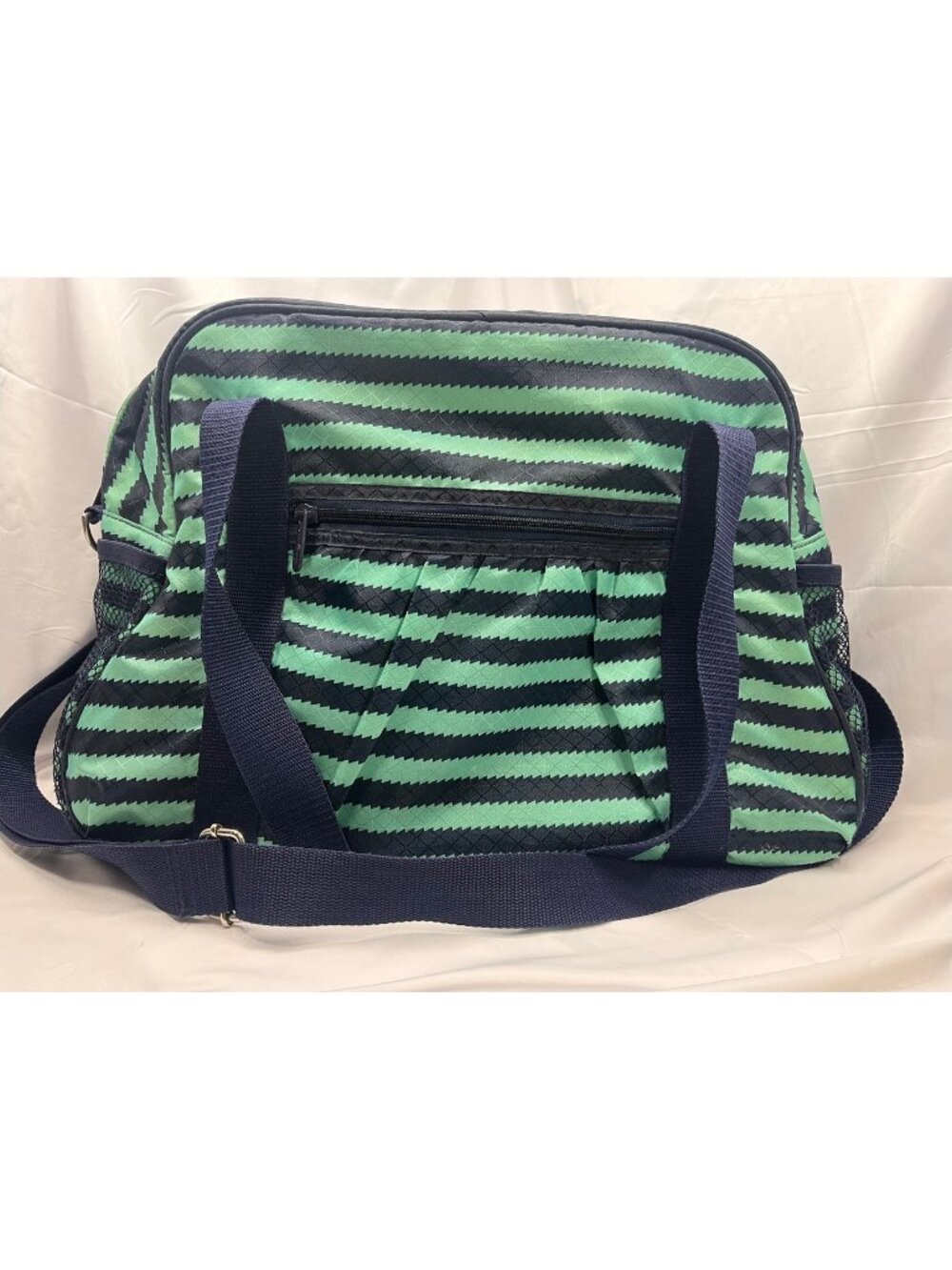 Thirty-One All-In Tote Deep Sea Wave Travel Overnight Gym Bag Aqua Navy